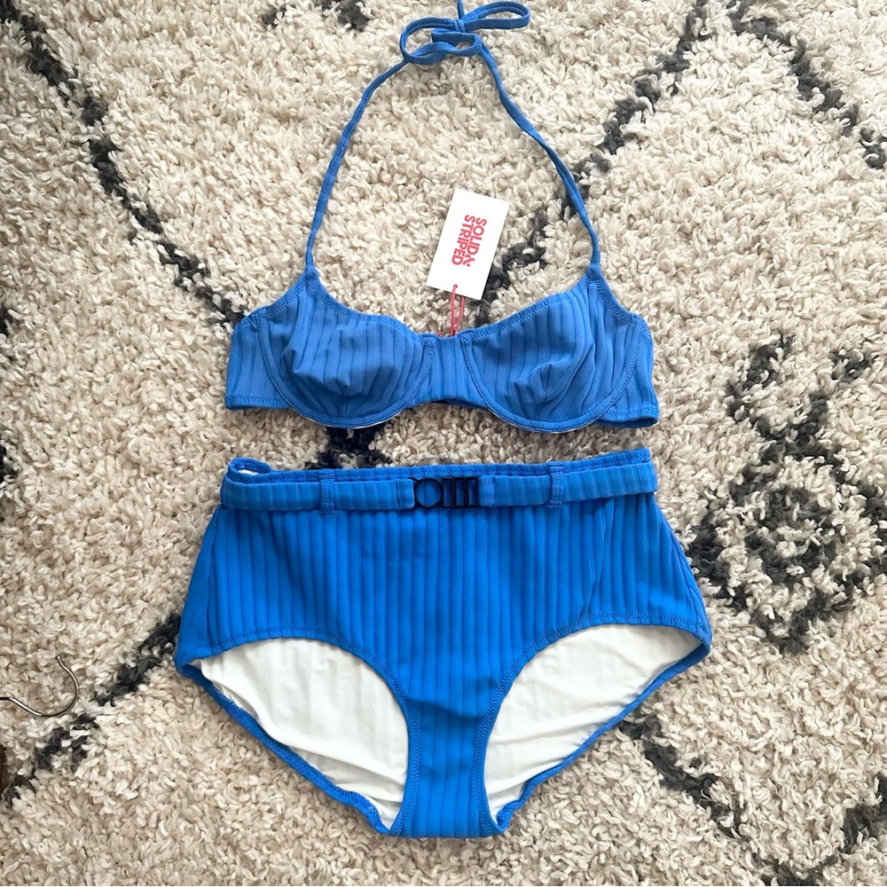 SOLID & STRIPED Ginger Ribbed Bikini Set - Picture 5 of 13